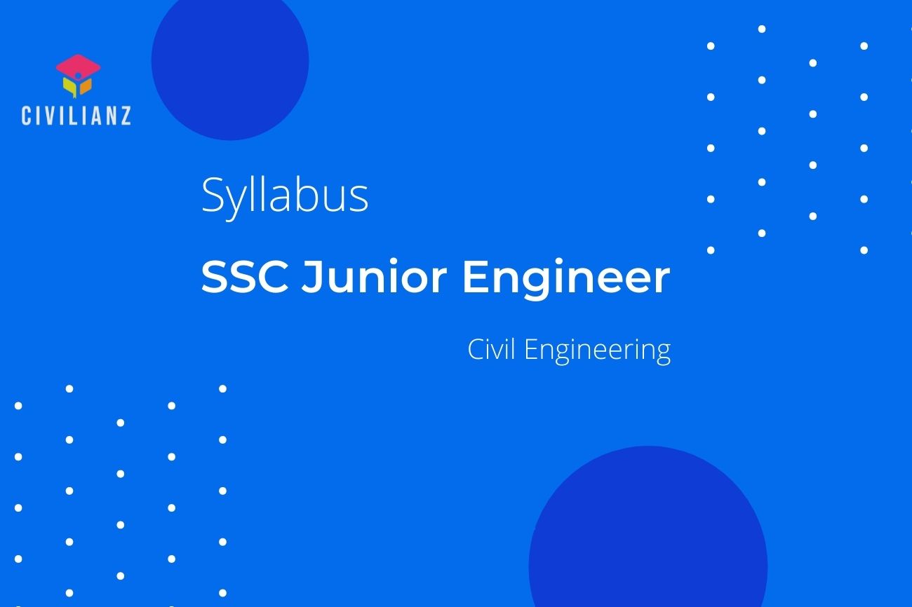 SYLLABUS OF SSC JUNIOR ENGINEER