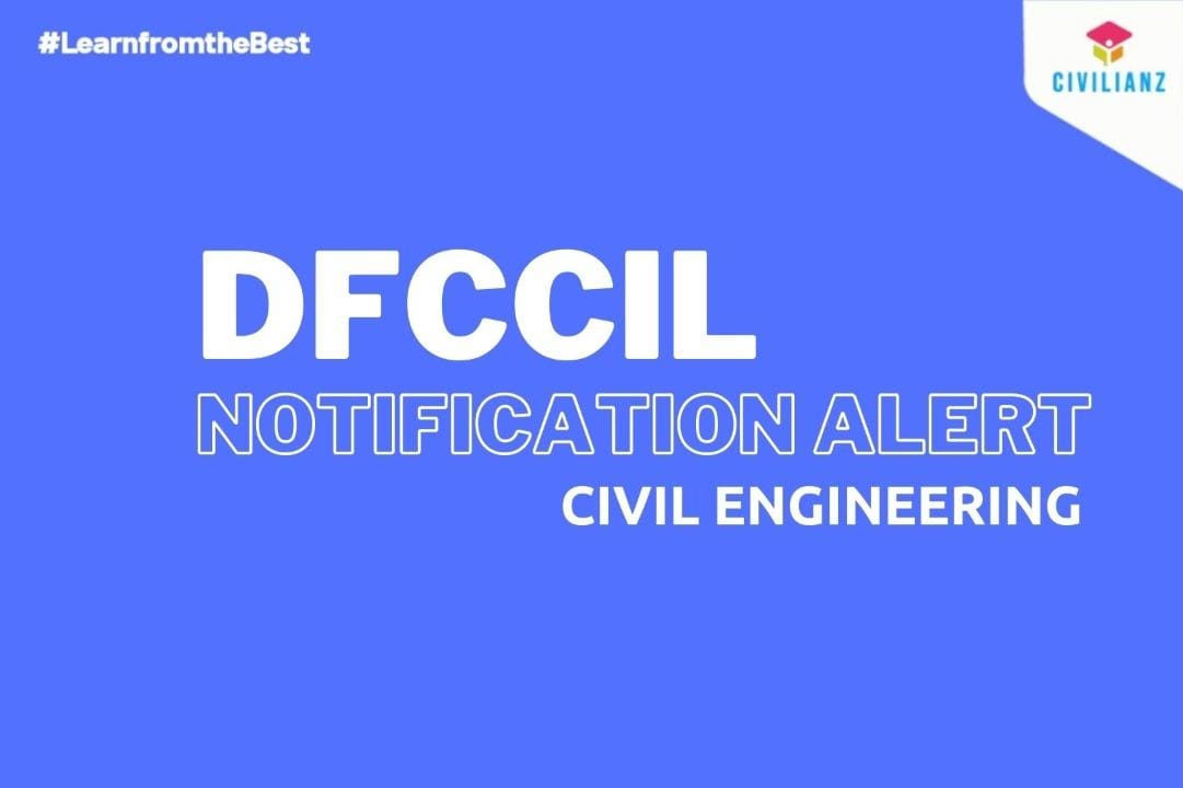 DFCCIL NOTIFICATION ALERT