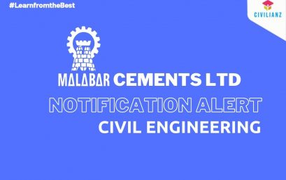 Malabar Cements Ltd JOB NOTIFICATION 2021!!!