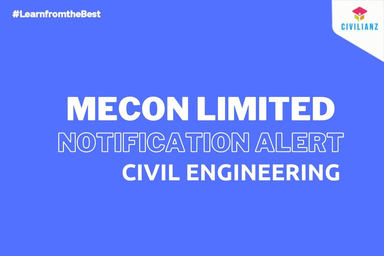 MECON JOB NOTIFICATION 2021