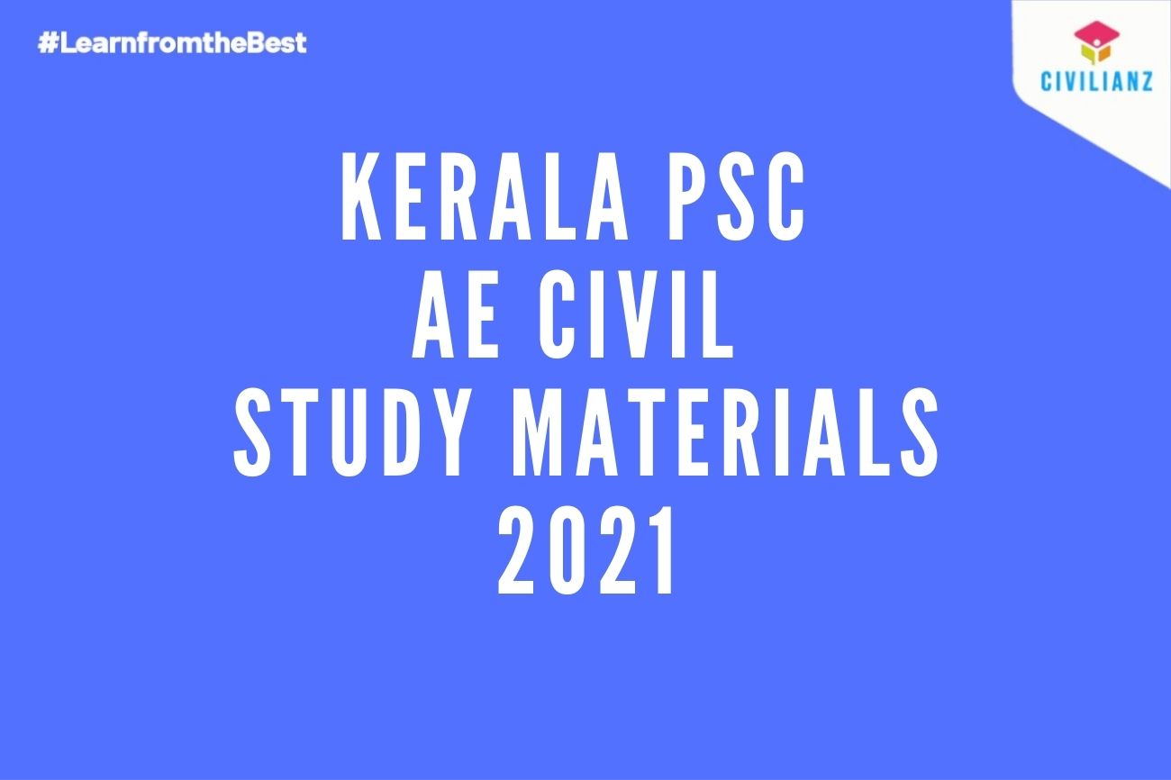 Best Study Materials for Kerala PSC Assistant Engineer AE Civil 2021