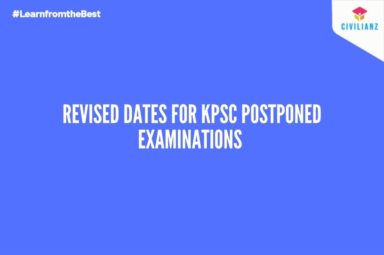 REVISED DATES FOR KPSC POSTPONED EXAMINATIONS