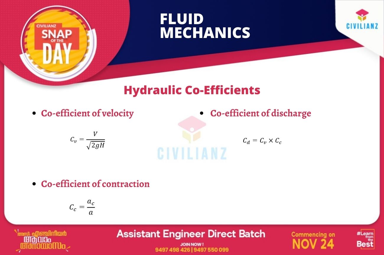 CIVIL SNAPS – FLUID MECHANICS