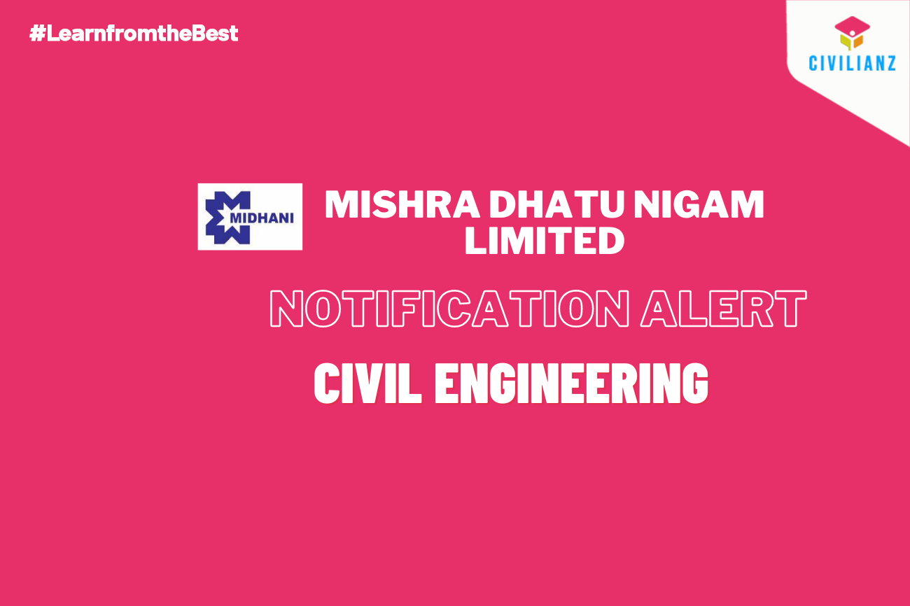 MISHRA DHATU NIGAM LIMITED JOB NOTIFICATION 2022!!!