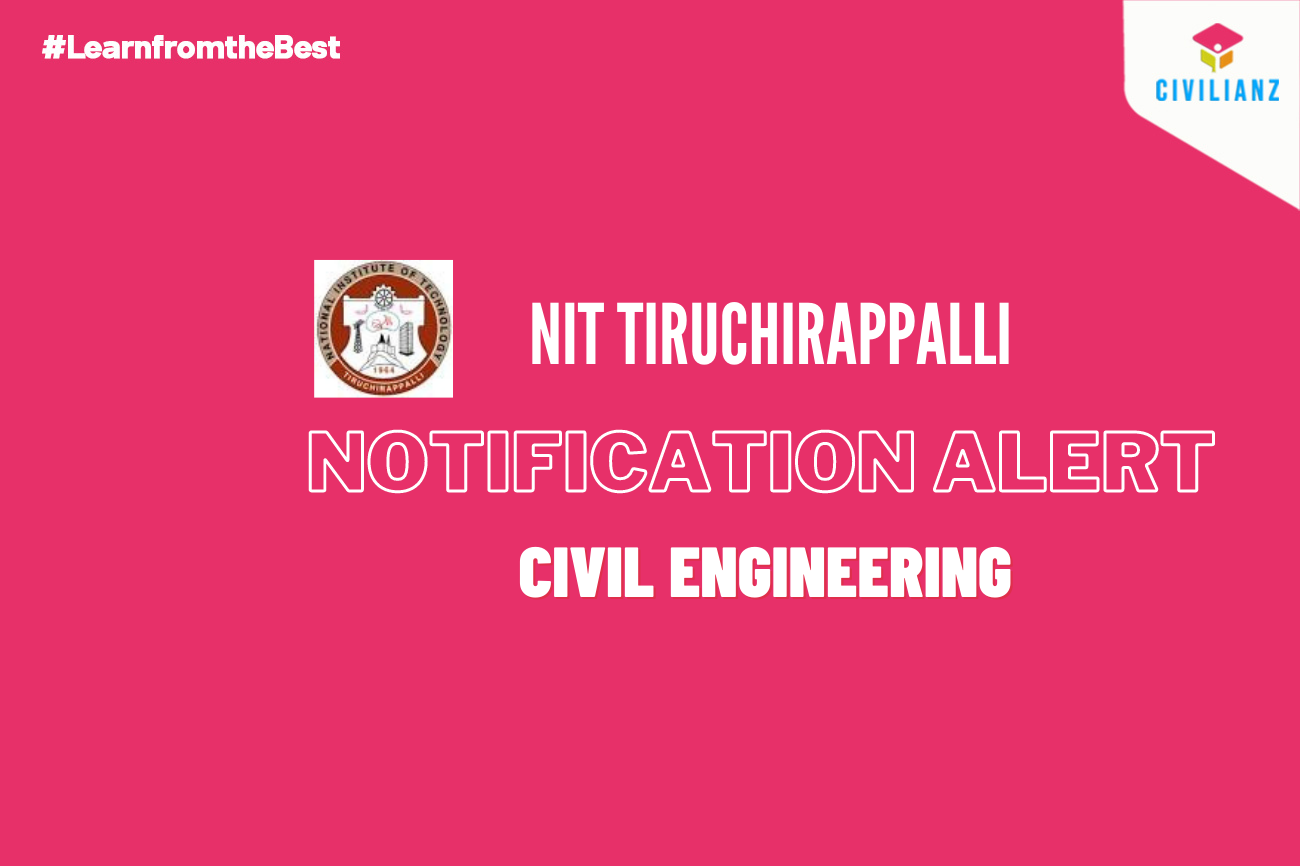 NIT TIRUCHIRAPPALLI RECRUITMENT FOR JUNIOR RESEARCH FELLOW 2022!!