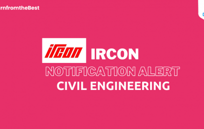 IRCON JOB NOTIFICATION 2022!!!