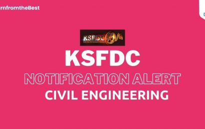 KSFDC JOB RECRUITMENT NOTIFICATION 2022!!!
