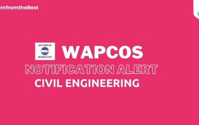 WAPCOS LIMITED JOB NOTIFICATION 2022!!!