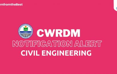 CWRDM JOB RECRUITMENT FOR RESEARCH ASSOCIATE