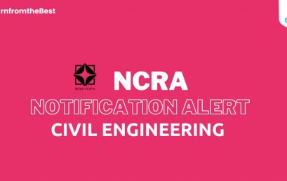 NCRA JOB RECRUITMENT NOTIFICATION 2022!!!