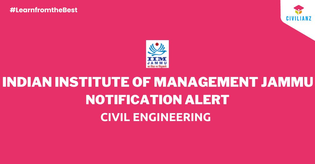 INDIAN INSTITUTE OF MANAGEMENT JAMMU NOTIFICATION