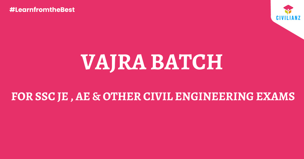 VAJRA BATCH- SSC JE/AE PRE RECORDED CLASSES