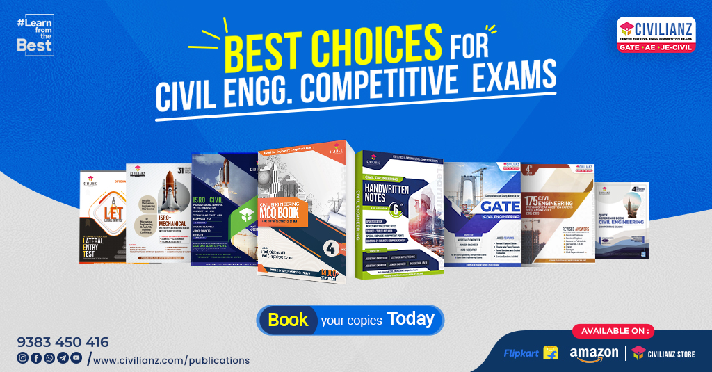 BEST BOOKS FOR CIVIL ENGINEERING COMPETITIVE EXAMS
