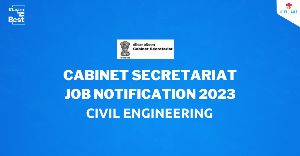 CABINET SECRETARIAT JOB NOTIFICATION 2023