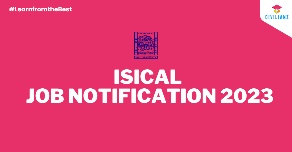 ISICAL JOB NOTIFICATION 2023