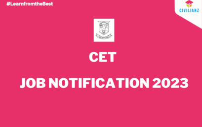 CET JOB NOTIFICATION 2023!!!