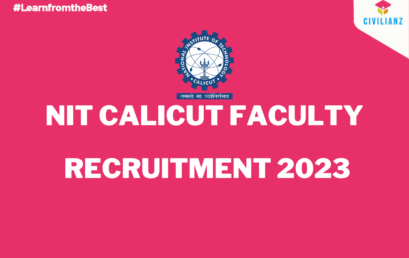 NIT CALICUT FACULTY RECRUITMENT 2023!!!