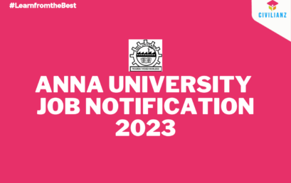 ANNA UNIVERSITY JOB NOTIFICATION 2023!!!