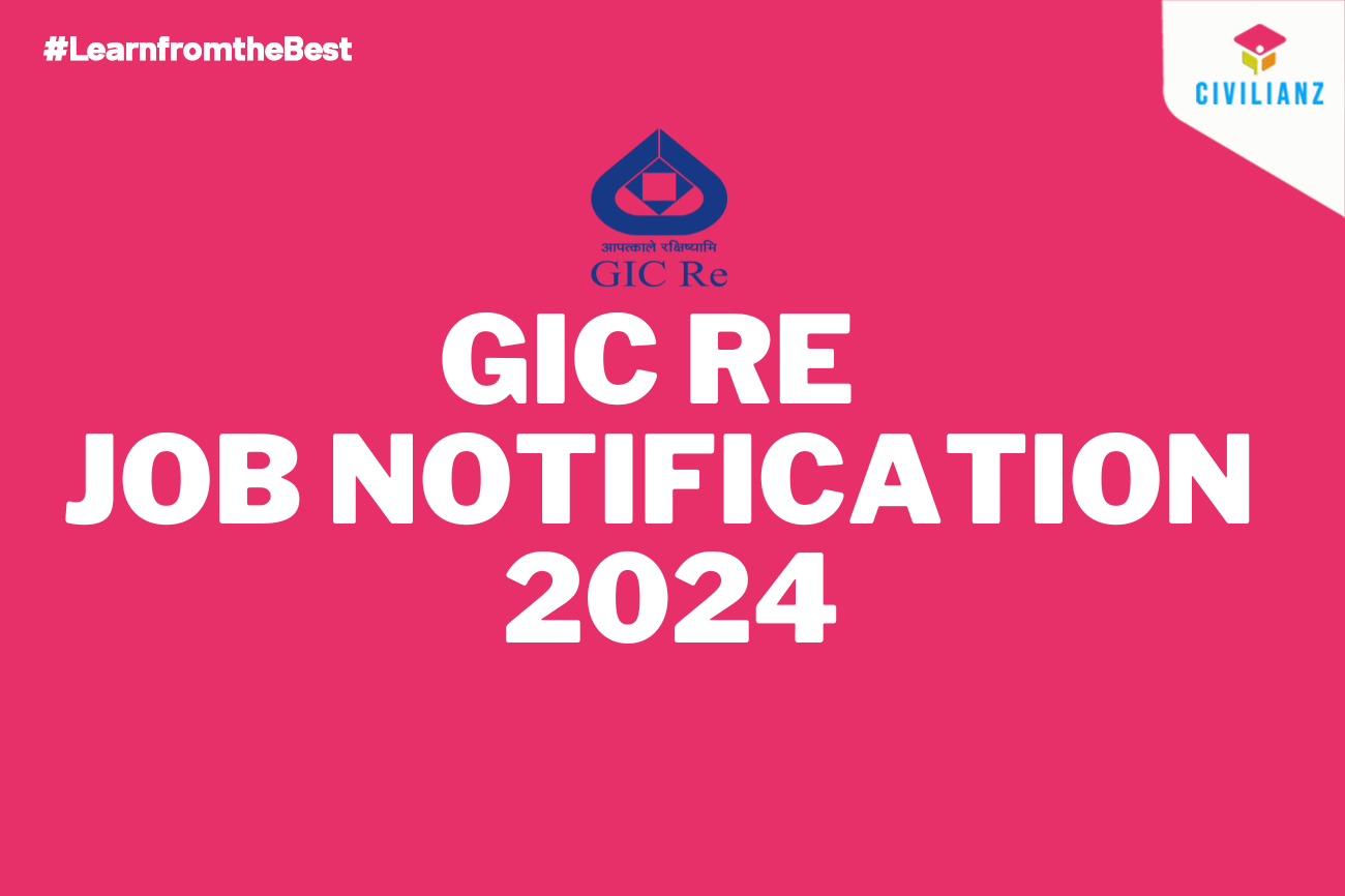 GIC RE JOB NOTIFICATION 2024!!!