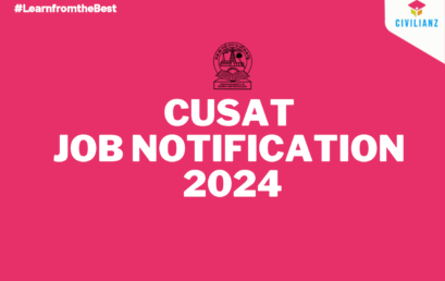 CUSAT JOB NOTIFICATION 2024!!!