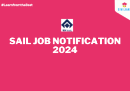 SAIL JOB NOTIFICATION 2024!!!