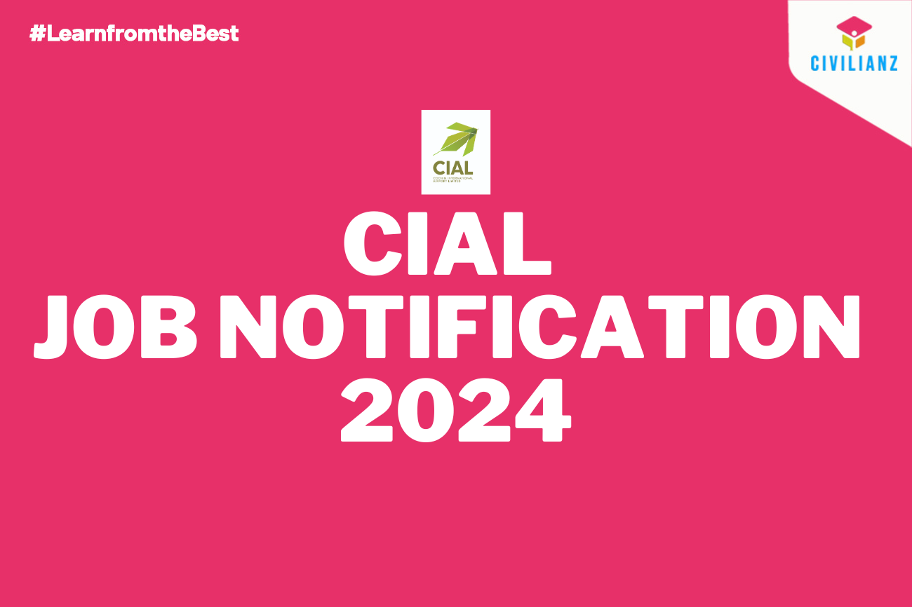CIAL JOB NOTIFICATION 2024!!!