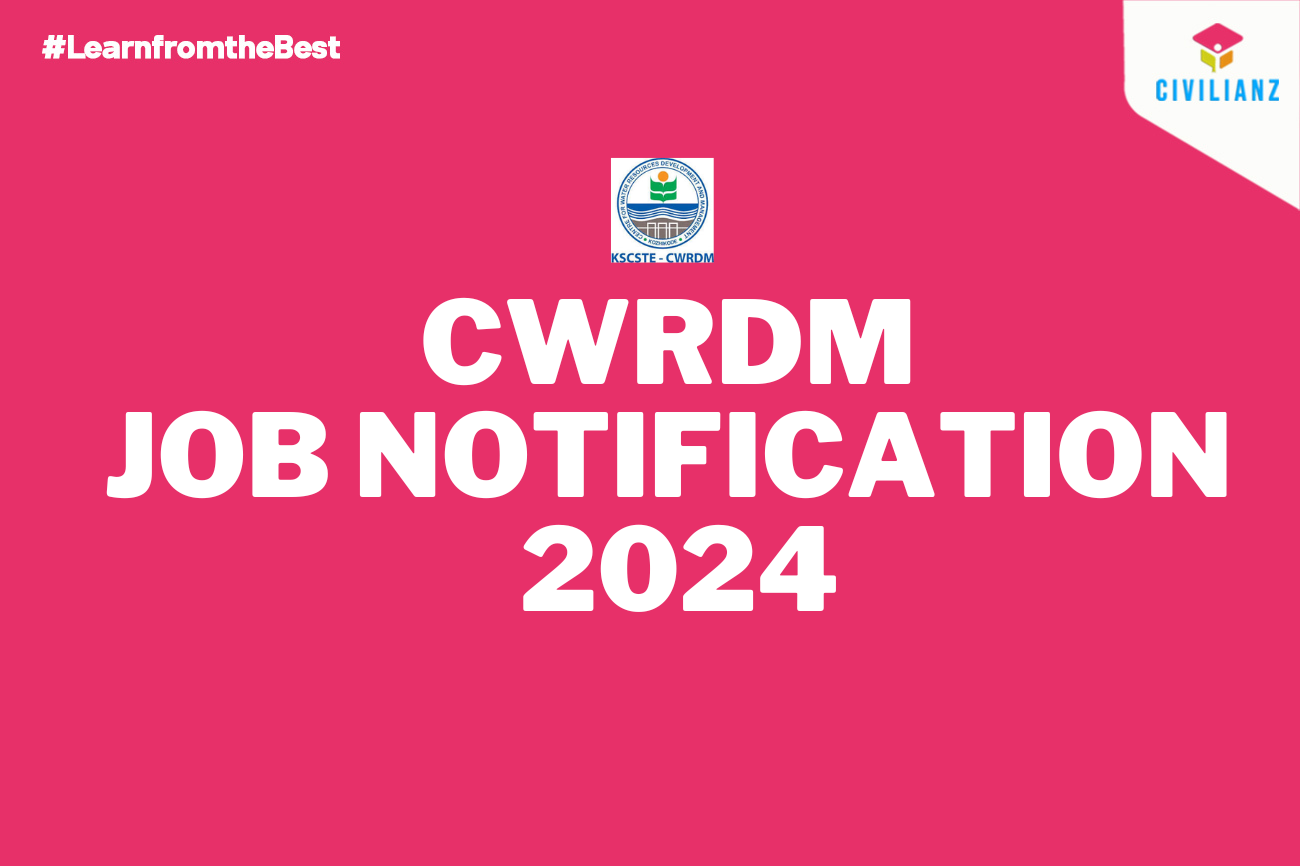 CWRDM JOB NOTIFICATION 2024!!!