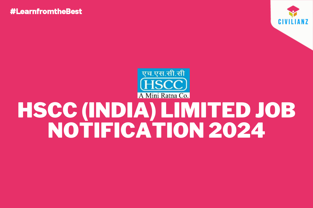 HSCC (INDIA) LIMITED JOB NOTIFICATION 2024