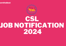 CSL JOB NOTIFICATION 2024!!!