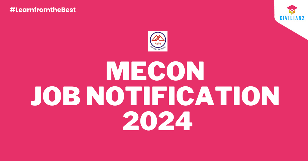 MECON JOB NOTIFICATION 2024!!!