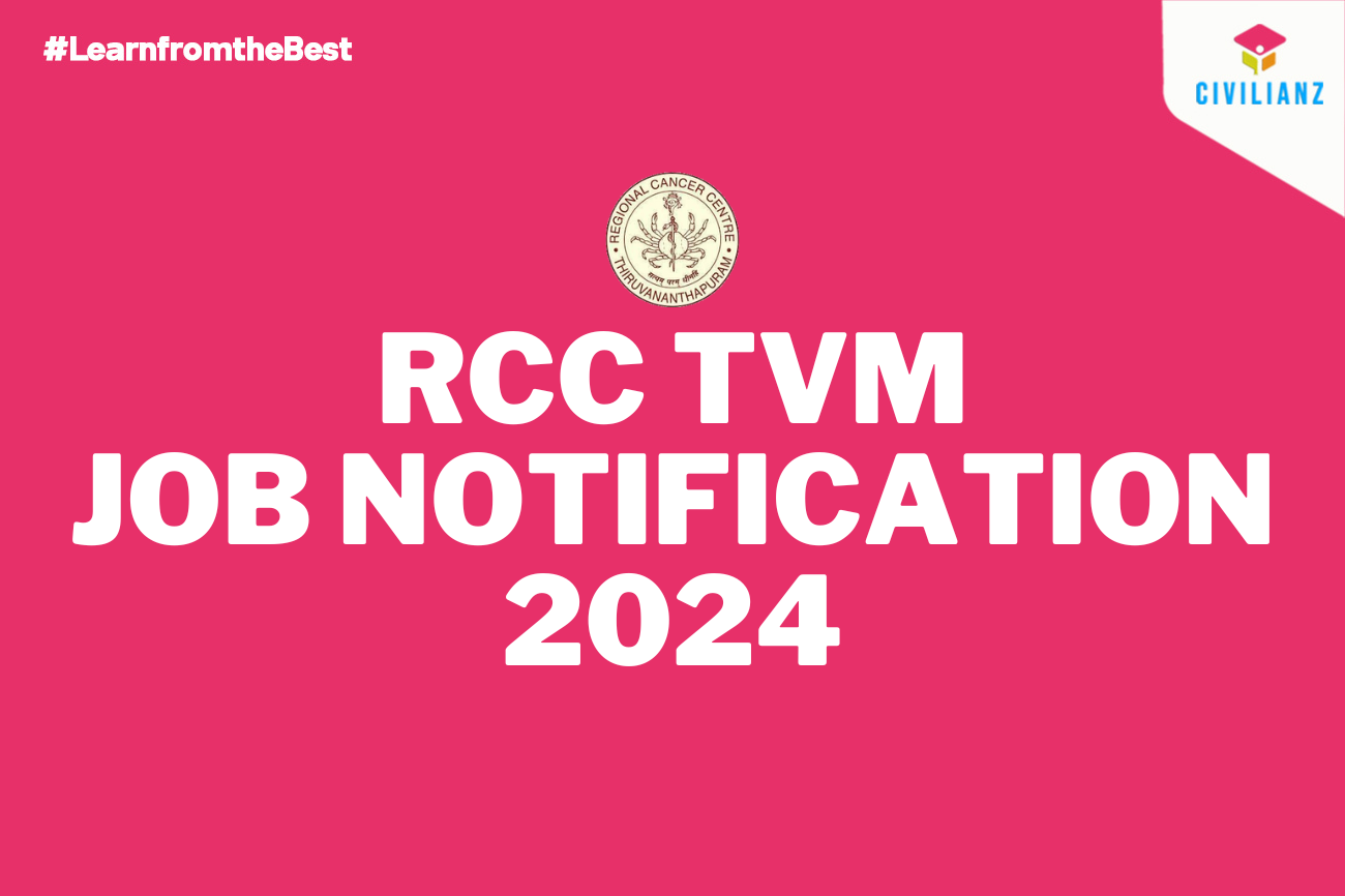 RCC TVM JOB NOTIFICATION 2024!!!