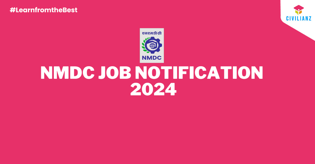 NMDC JOB NOTIFICATION 2024!!!