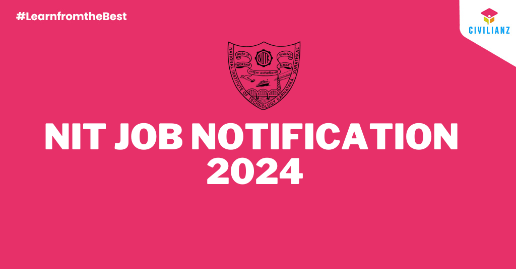 NIT JOB NOTIFICATION 2024!!!