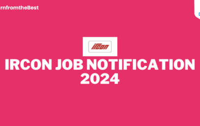 IRCON JOB NOTIFICATION 2024!!!