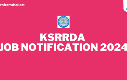 KSRRDA JOB NOTIFICATION 2024!!!