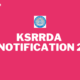 KSRRDA JOB NOTIFICATION 2024