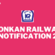 KONKAN RAILWAY JOB NOTIFICATION 2024!!!