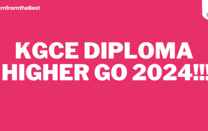 KGCE DIPLOMA HIGHER GO 2024!!!