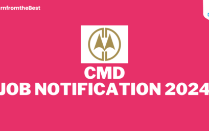 CMD JOB NOTIFICATION 2024!!!