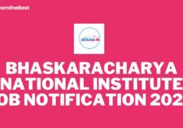 BHASKARACHARYA NATIONAL INSTITUTE JOB NOTIFICATION 2024!!!