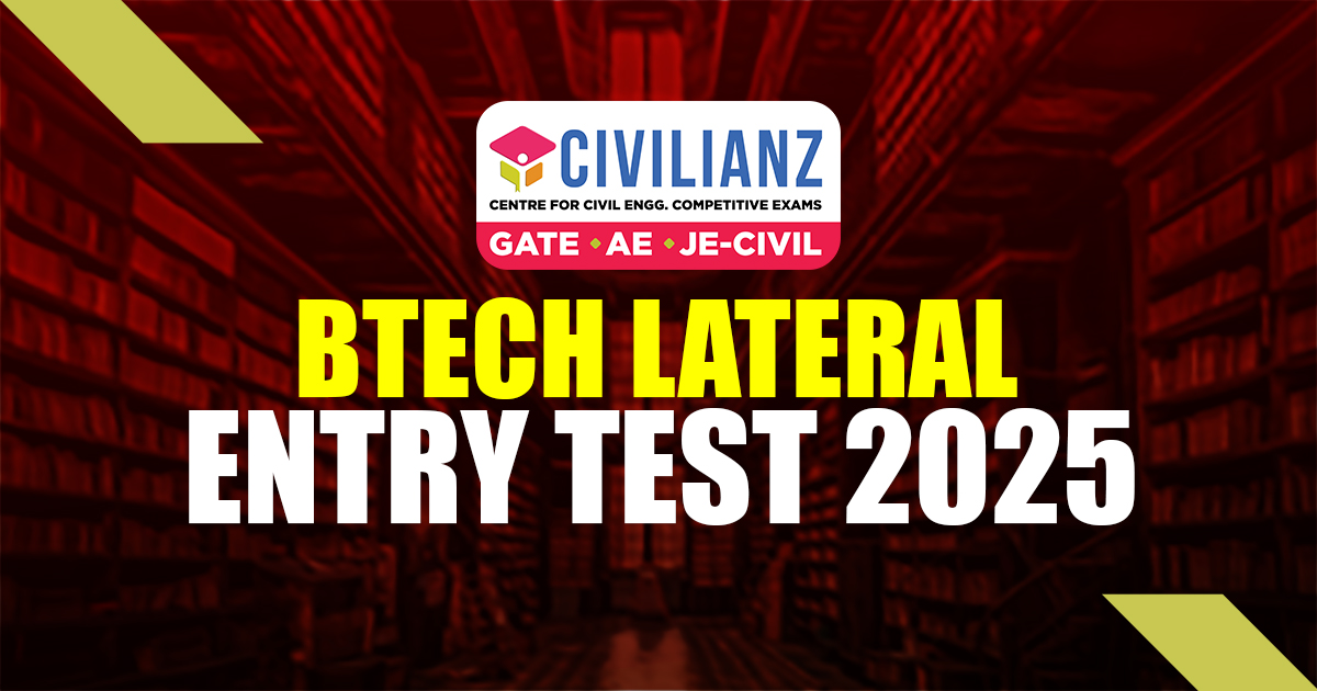 B.TECH LATERAL ENTRY TEST 2025!!!