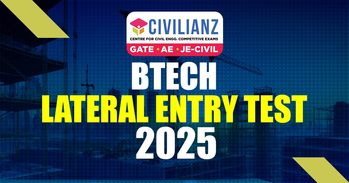 B.TECH LATERAL ENTRY TEST 2025!!!