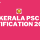 KERALA PSC NOTIFICATION 2024