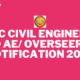 KPSC CIVIL ENGINEERIG LSGD AE/ OVERSEER GR.1 NOTIFICATION 2025!!!