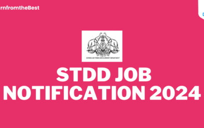 STDD  JOB NOTIFICATION 2024!!!