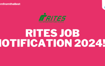 RITES JOB NOTIFICATION 2024!!!