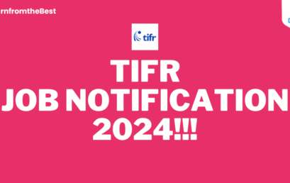 TIFR JOB NOTIFICATION 2024!!!