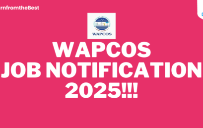 WAPCOS JOB NOTIFICATION 2025!!!