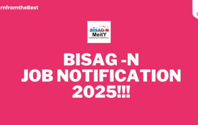 BISAG-N JOB NOTIFICATION 2025!!!