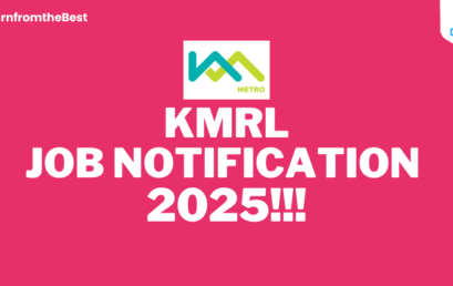 KMRL JOB NOTIFICATION 2025!!!